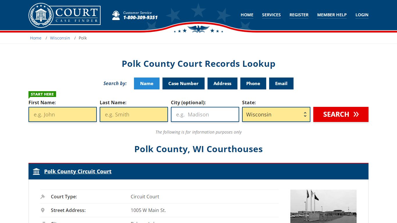 Polk County Court Records | WI Case Lookup